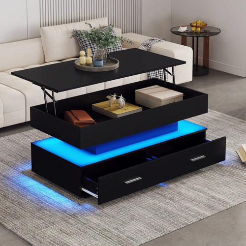 Tavolino caffè led con - tavolino,