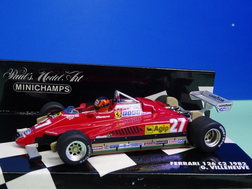 Minichamps ferrari 126 c2 - minichamps, 1:43