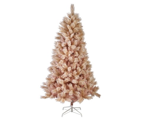 Albero natale innevato rosa - di,