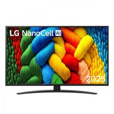 Lg Smart TV 43" 4K Ultra HD NanoCell WebOS a7 Gen8 Classe G Nero 43NANO81A6A.API