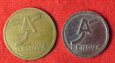 GETTONI AS AUTOSTRADE GENOVA TOKEN JETON TRASPORTI ITALIA ITALY PEDAGGIO BUONO