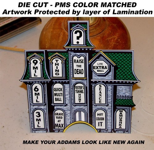 Addams family flipper mansion - addams,