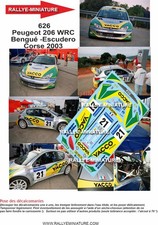 DECALS 1/43 REF 0626 Peugeot
