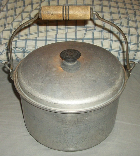 Pentola coperchio vintage - e,
