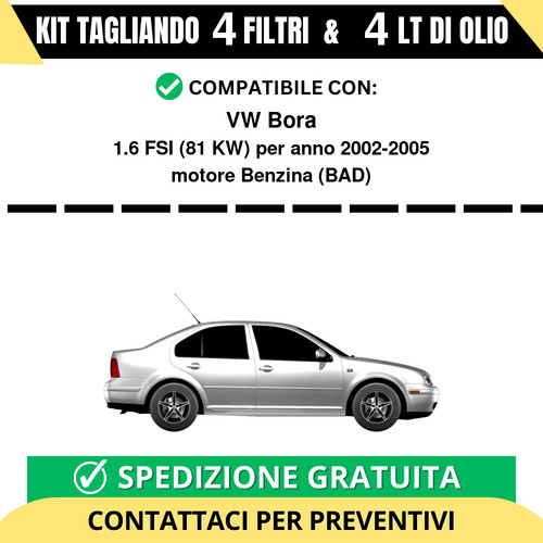 Tagliando per bora - tagliando, vw