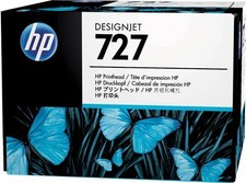 ORIGINAL HP Testina per stampa nero / ciano / magenta / giallo B3P06A 727