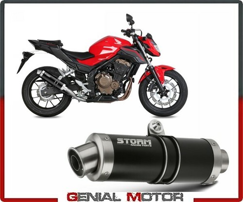 Scarico storm mivv nero - storm,