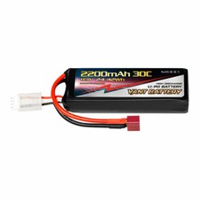 VANT 2200MAH 3S 11.1V 30 - 60C BATTERIA LIPO DEANS SPINA LAMA E-FLIGHT TREX