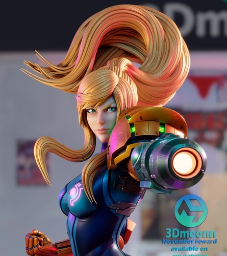 Samus aran scultura a - scultura,