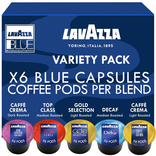 Lavazza blue coffee pods 30 - lavazza,