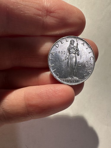 Lire 1952 pio xii vaticano - 1952,