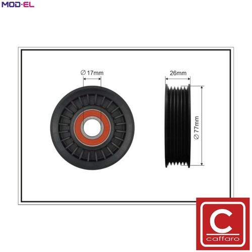 Puleggia tenditore cinghia - puleggia,