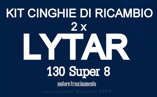 Kit cinghie ricambio - kit,