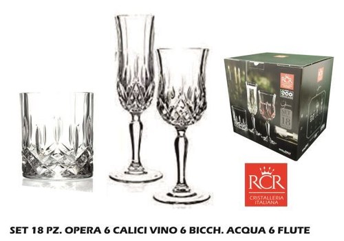 Rcr cristallerie set - cristallerie, 6