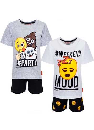 Pigiama notte emoji cotone - notte,