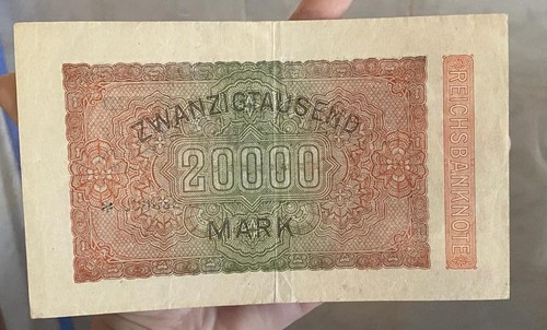 Banconota germania 20000 mark - banconota,