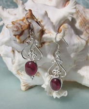 RX Orecchino Granato Pietra Di