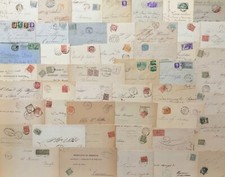Regno - 1868/1941 - Lotto di 50 documenti postali viaggiati