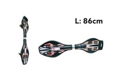 x Wave Board Urban Way Skate Waveboard 86cm bal