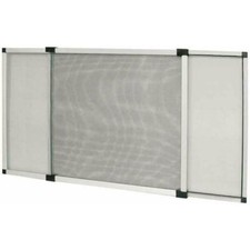 Zanzariera estensibile per Finestra porta con Telaio in Alluminio con spazzolino