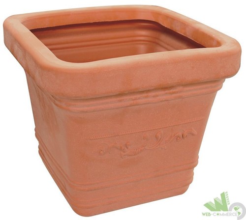 Vaso quadrato per fiori - per,
