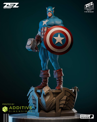 Captain america museum zez - america, by