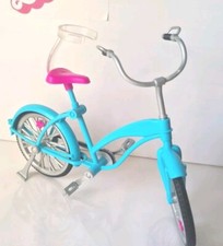 BARBIE MATTEL BICI BICICLETTA AZZURRA BIKE PER BAMBOLA DOLL 