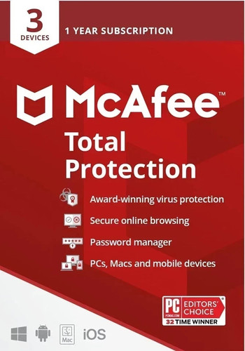 Mcafee total protection - protection, 3