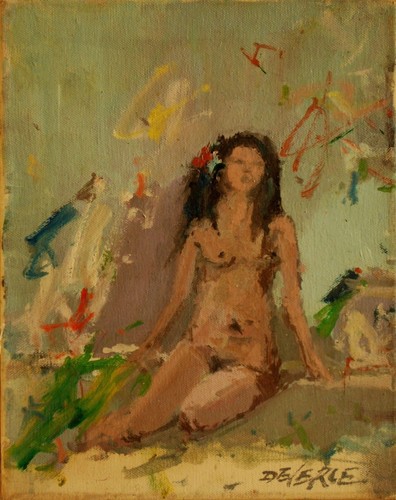 Nudo femminile bruno - femminile, cerce