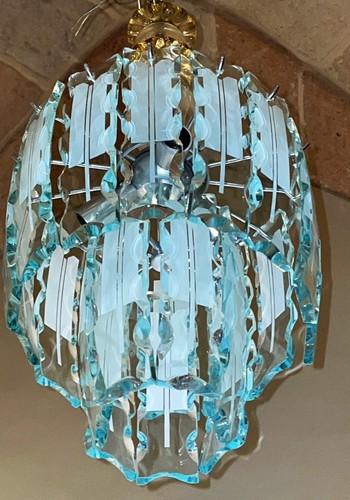 Lampadario vintage vetro - lampadario, in