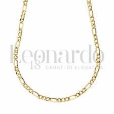 Collana catena 3+1  oro giallo
