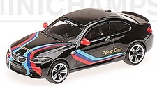 BMW M2 F87 Coupe 2016 Pace Car nero black 1:87 Minichamps