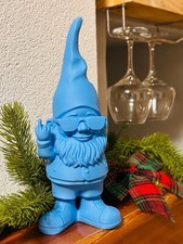 Gnomo Decorativo Blu con Dito