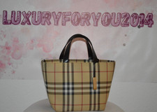 Borsa Burberry Nova Check Tote Bag RARITÀ PERFETTE CONDIZIONI