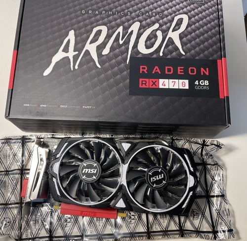 Msi radeon 470 - rx, 4gb