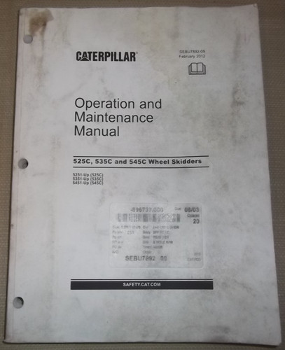 Cat caterpillar 525c 535c 545c - 525c,