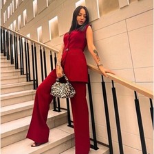 Tuta ZARA rosso scuro con