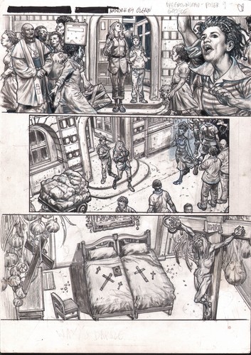 Glenn fabry pagina fumetto - fabry,