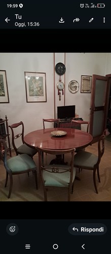 Tavolo rotondo stile con - tavolo, in