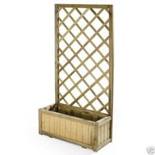 FIORIERA CON PANNELLO GRIGLATO