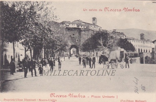 Nocera umbra piazza umberto - umberto, i