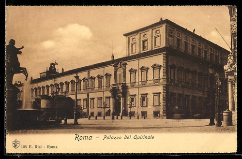Cartolina roma palazzo del - roma,,