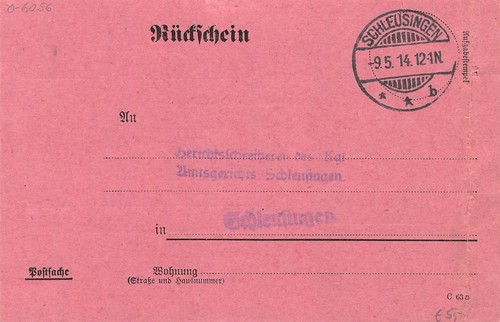 135854 schleusingen - 135854), (o-6056)