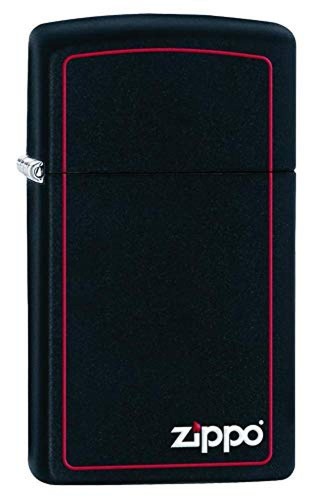 Zippo slim accendino nero - slim, accendino,