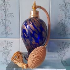 Bottiglia vetro ricaricabile con spruzzatore per profumo a pompa h.16cm