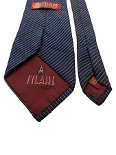 CRAVATTA ALVIERO MARTINI VINTAGE 1A CLASSE MADE IN ITALY BLU CORBATA REINE SEIDE