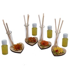 34830 Bomboniere Profumatore Cuore fiori  Rosa Girasole Margherita