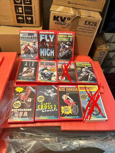 Lotto vhs mondocorse motocross - lotto,