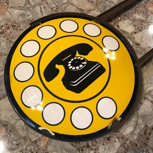 Insegna telefonica facciale - insegna, bi-facciale