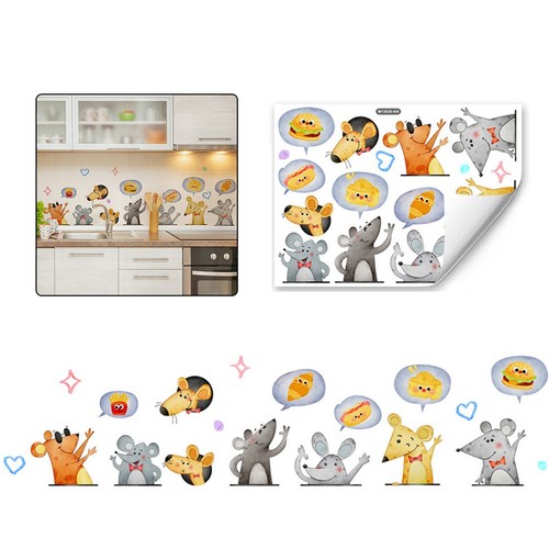 Adesivo murale materiale pvc - adesivo,
